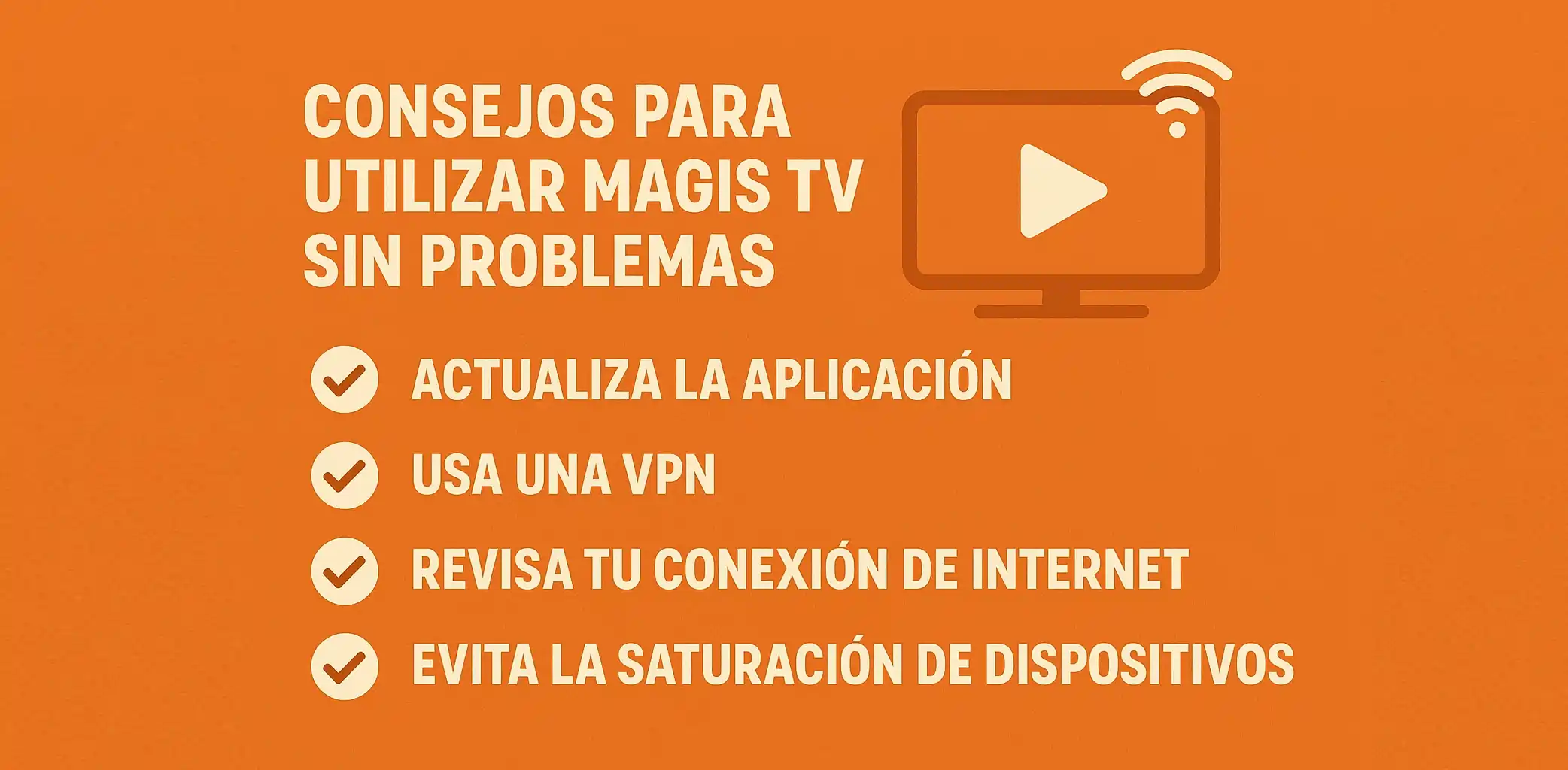 Consejos para utilizar Magis TV sin problemas